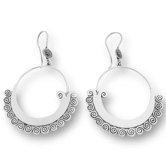 Wavecrest Hoops Earrings