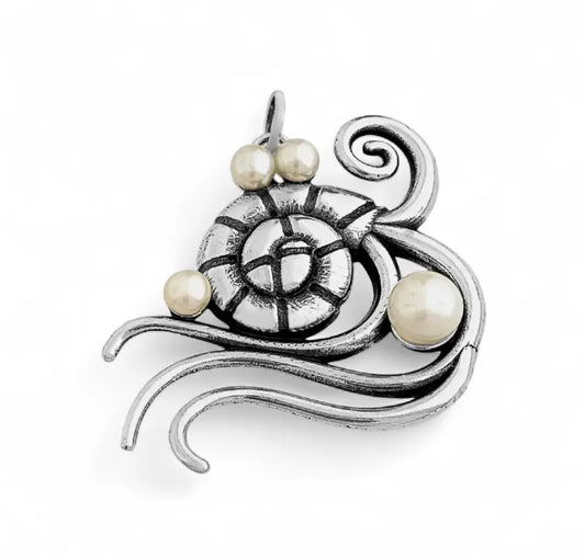 Pearl Nautilus Pendant