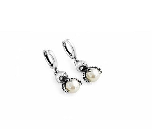 The Pearl Octopus Earrings
