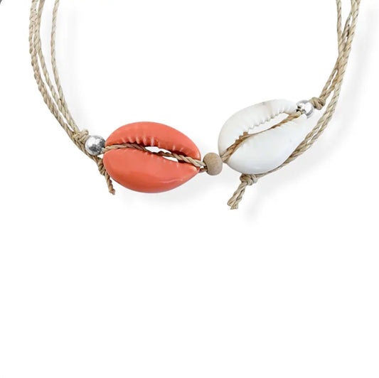 Coral Shell Anklet