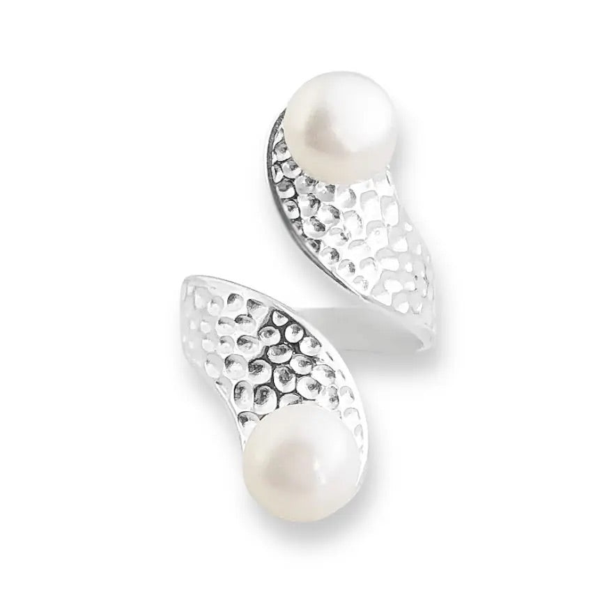 Twin Pearl Ring