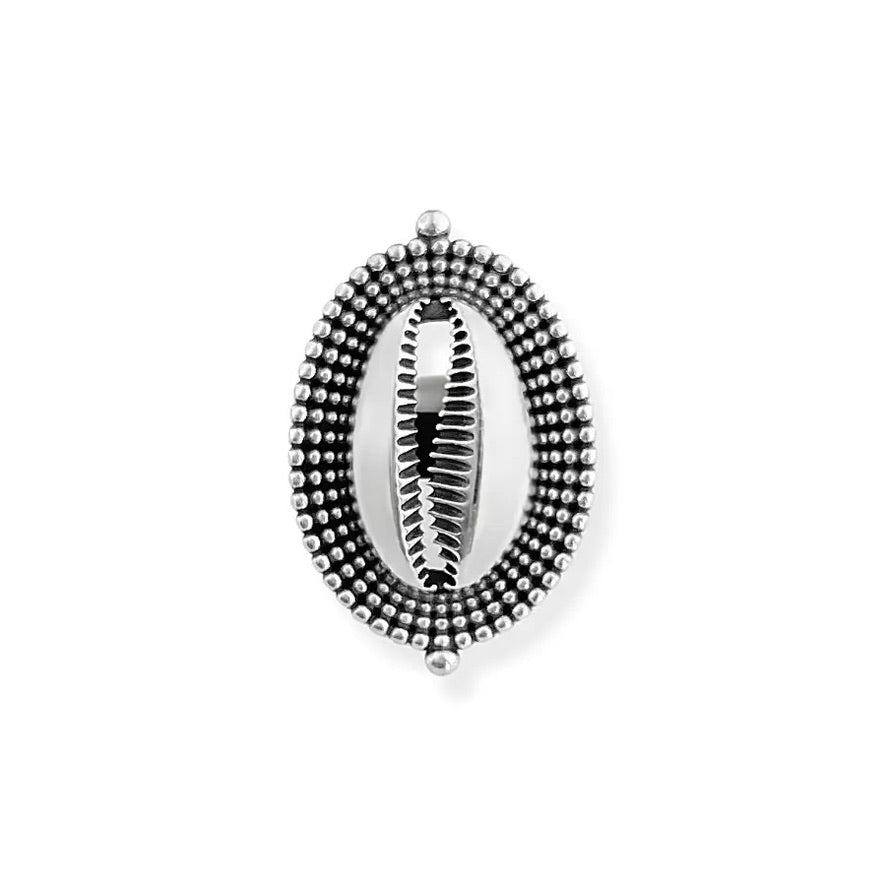 Boho Cowrie Ring