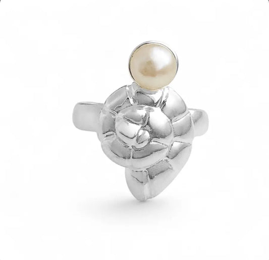 Nautilus Pearl Ring