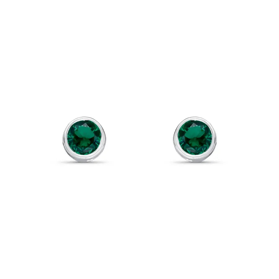 Emerald Studs Earrings