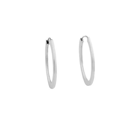 Bare Silver Hoops Small