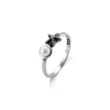 Starfish Pearl Ring