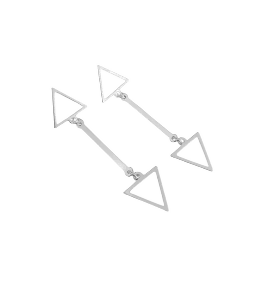 Twin Triangle Earrings
