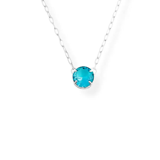 Blue Drop Necklace