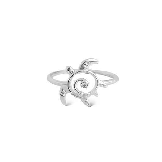 Spiral Turtle Ring