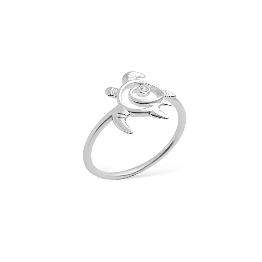 Spiral Turtle Ring