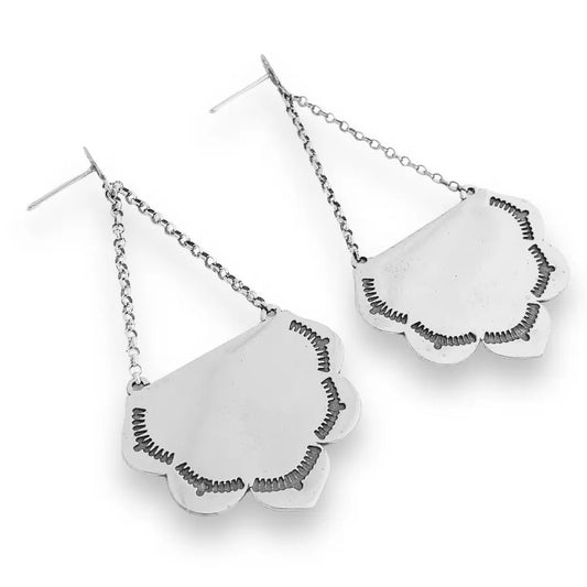 Moonpetal Drop Earrings