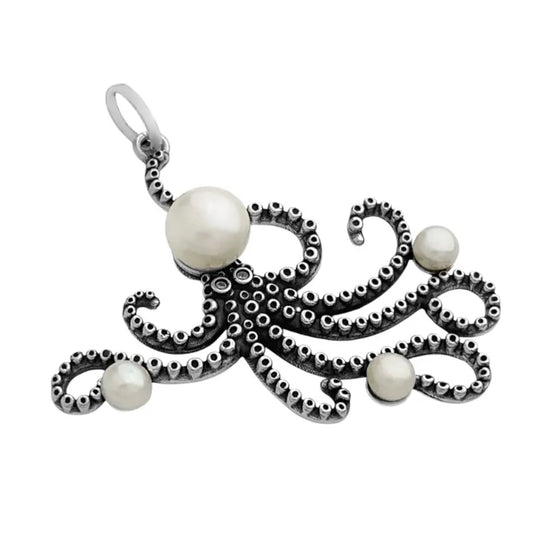 Pearl Octopus Pendant
