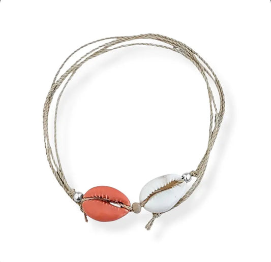 Coral Shell Anklet