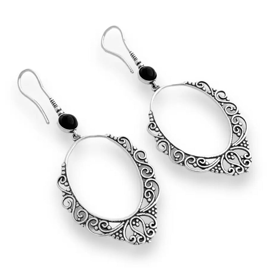 Lunar Swirl Earrings