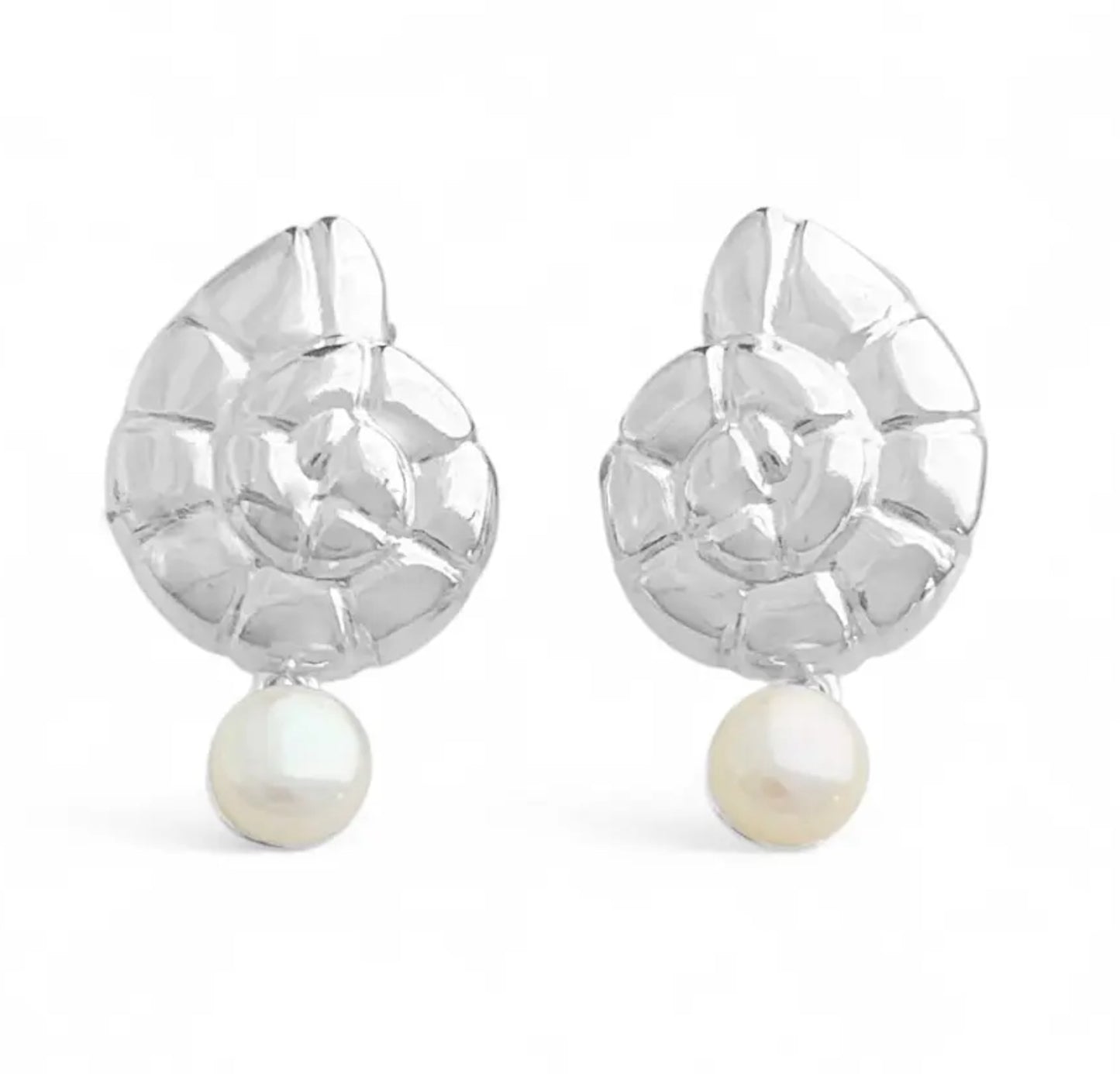 Nautilus Pearl Earrings