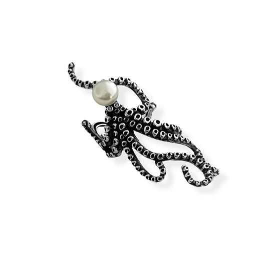 Pearl Octopus Ring