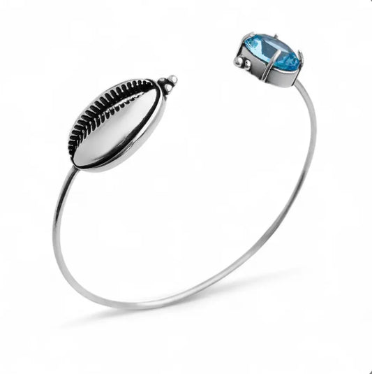 Aqua Shell bracelet