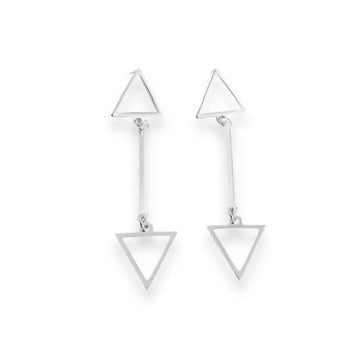 Twin Triangle Earrings