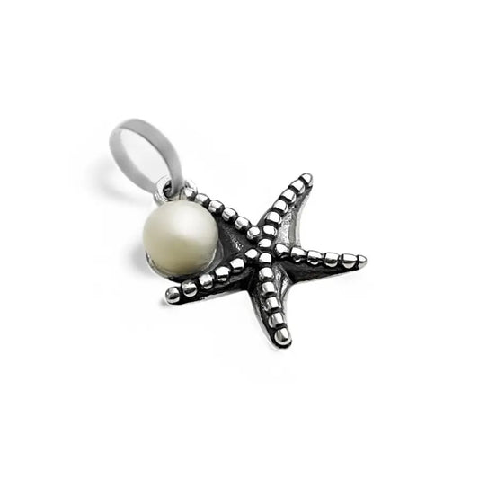 Mini Starfish Pearl Pendant