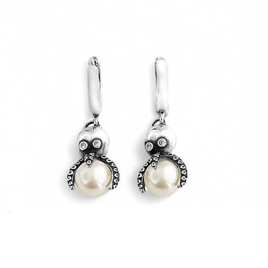 The Pearl Octopus Earrings