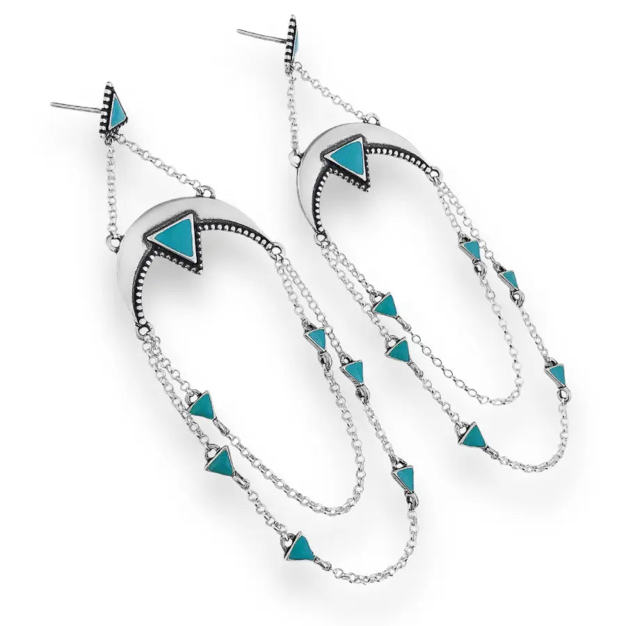 Azure Cascade Earrings