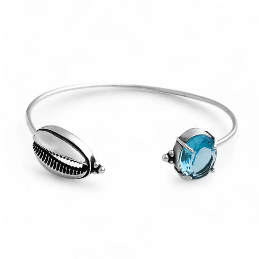 Aqua Shell bracelet