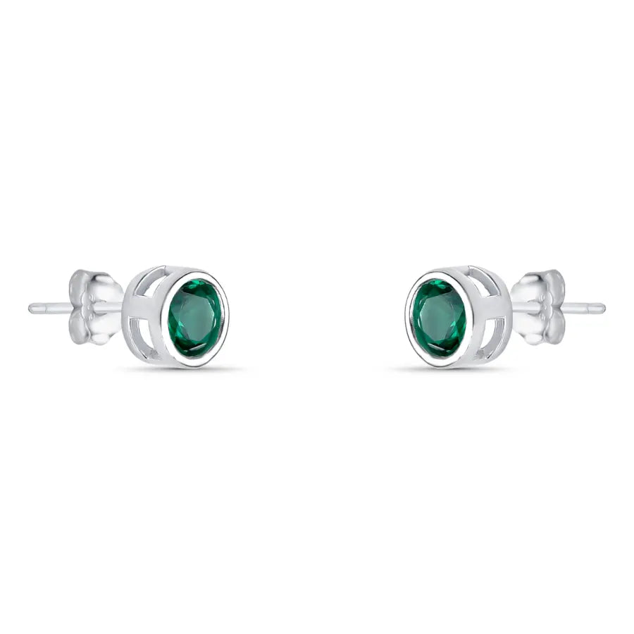 Emerald Studs Earrings