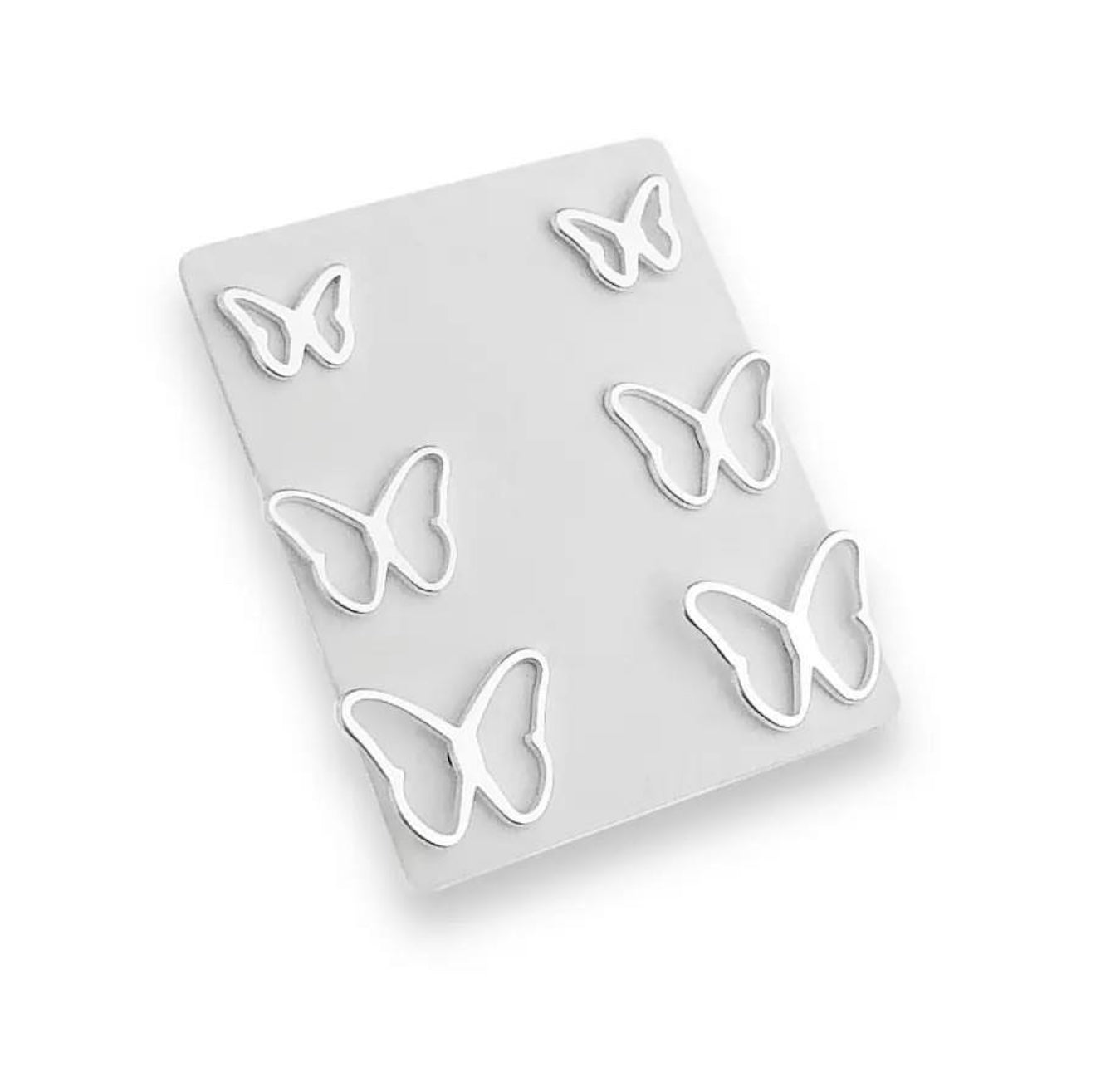 Butterfly Studs Earrings Trio