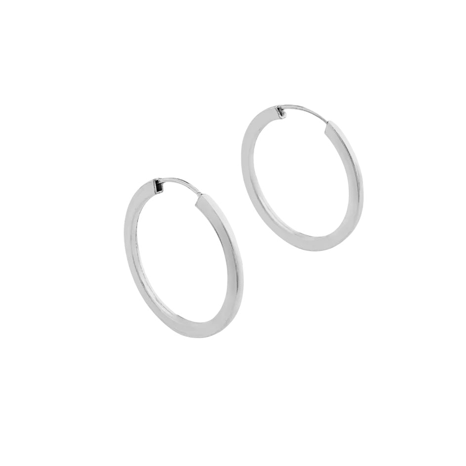 Bare Silver Hoops Small